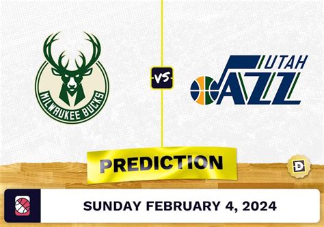 Milwaukee Bucks vs. Utah Jazz Prediction, Odds, NBA Picks [2/4/.